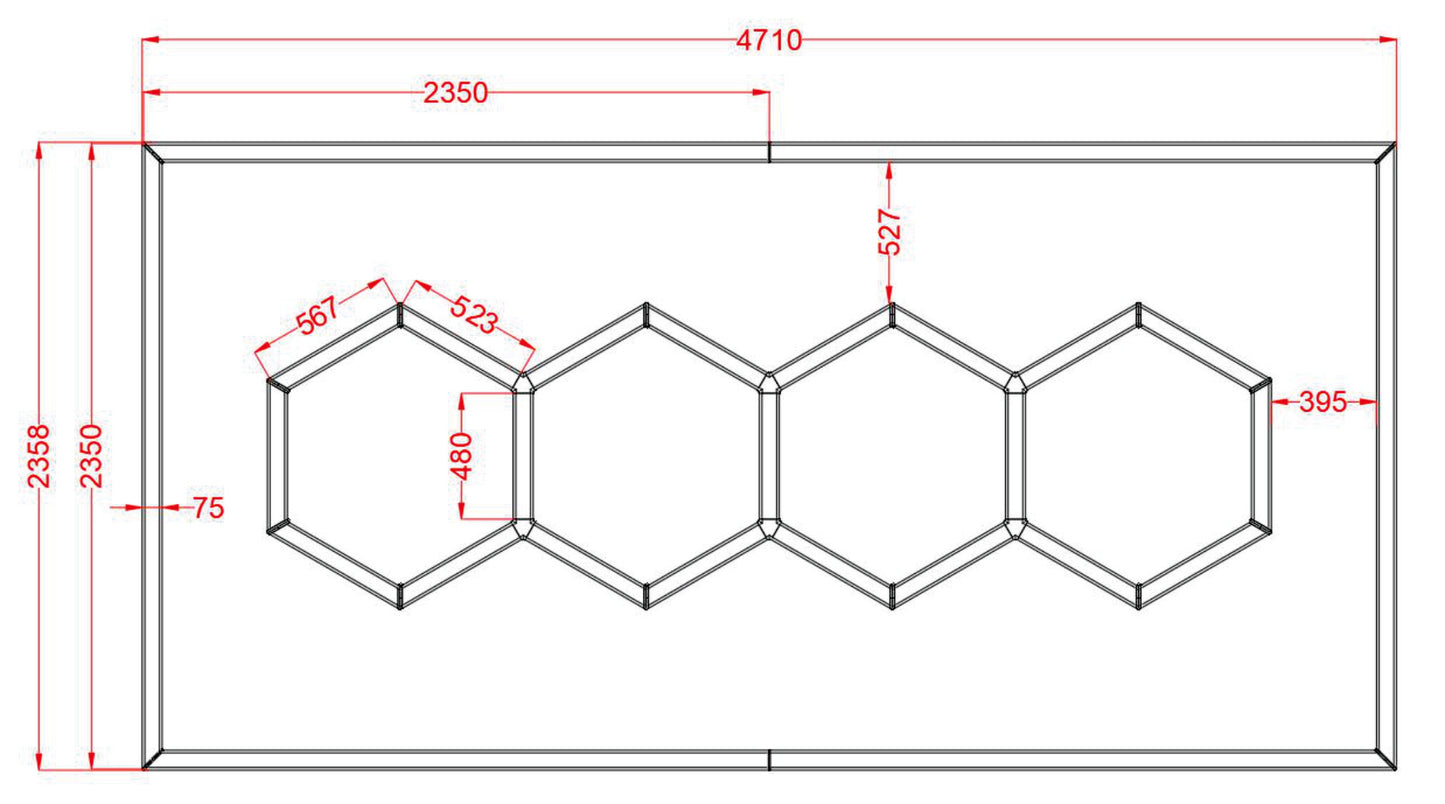 HEXAGON STRIPE LED SYSTEM V2